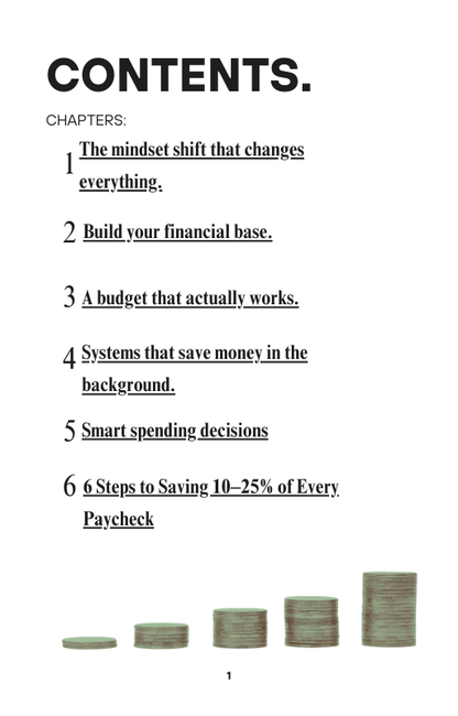 How To Budget Clever & Save 10–25% of your next Paycheck (PDF)